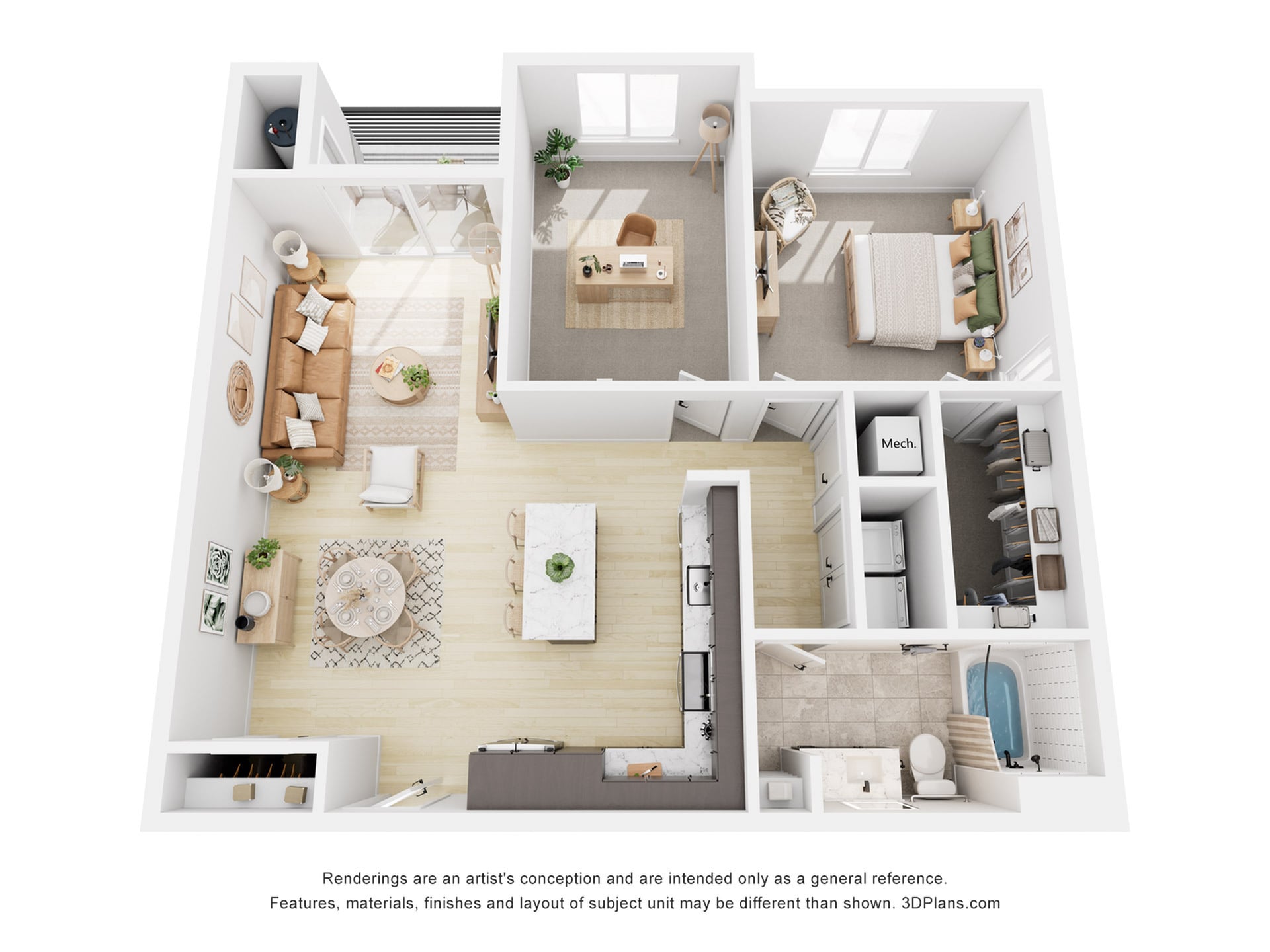 Floor plan layout diagram for B4