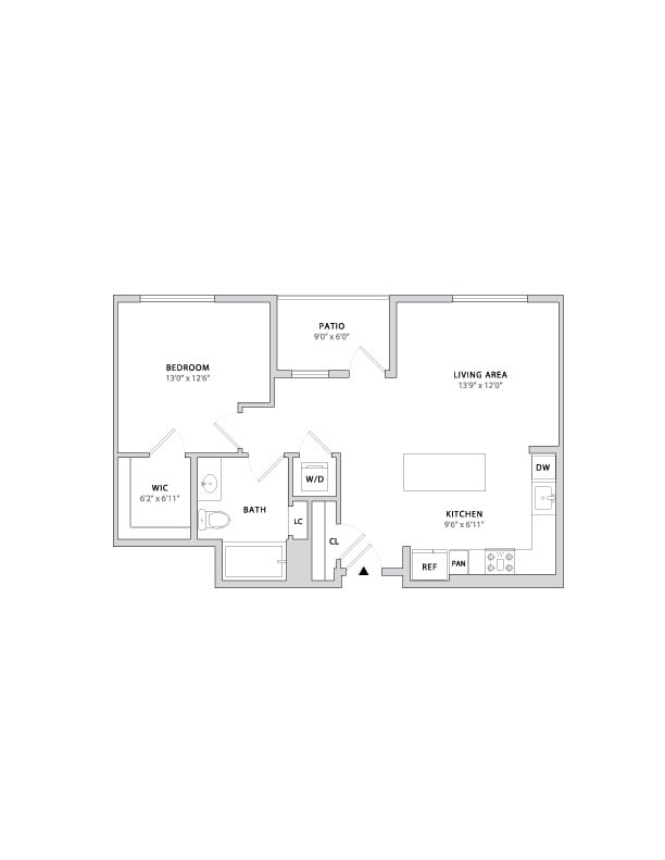Floor plan layout diagram for A5