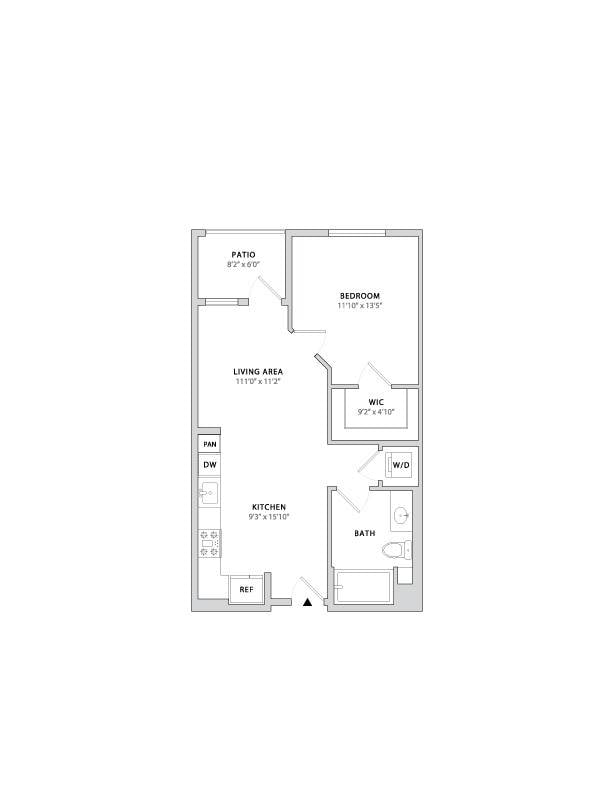 Floor plan layout diagram for A3 - R