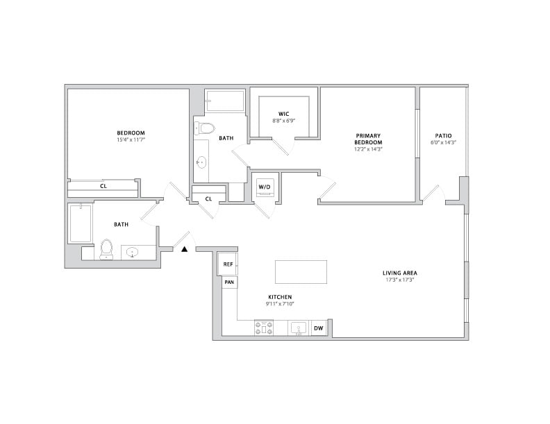 Floor plan layout diagram for A10