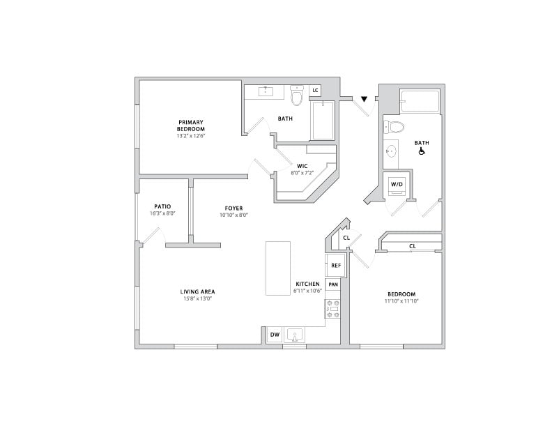 Floor plan layout diagram for B5