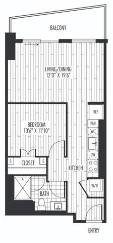 Floor plan layout diagram for S1