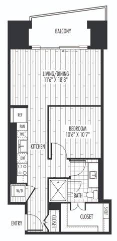 Floor plan layout diagram for A0