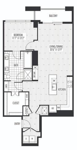 Floor plan layout diagram for A5