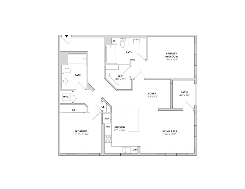 Floor plan layout diagram for B5.2