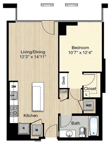 Apartment 1119 floorplan