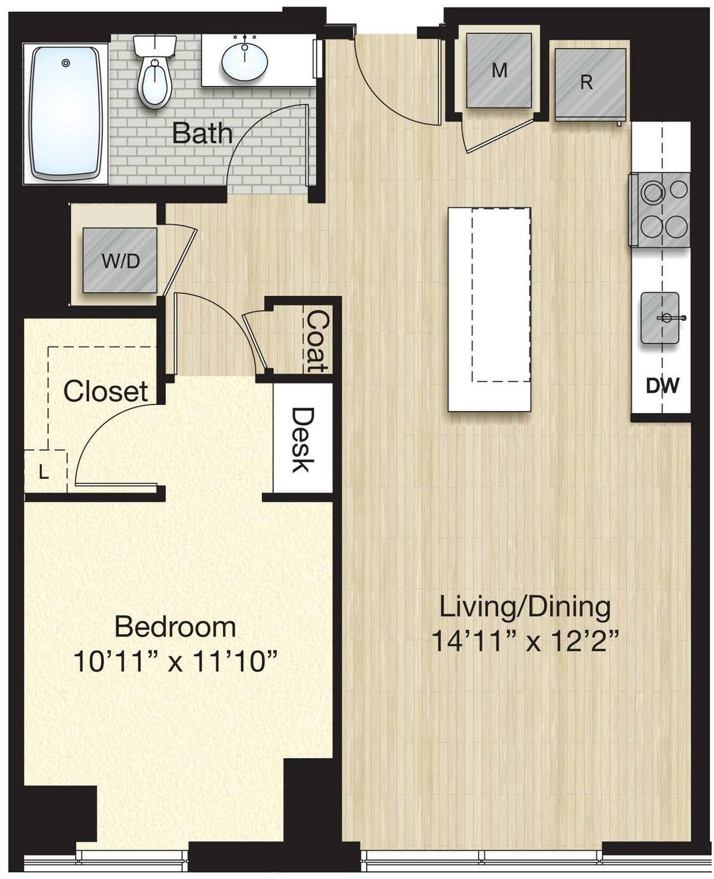 Apartment 263 floorplan