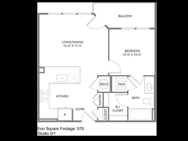 Floor plan layout diagram for Eon