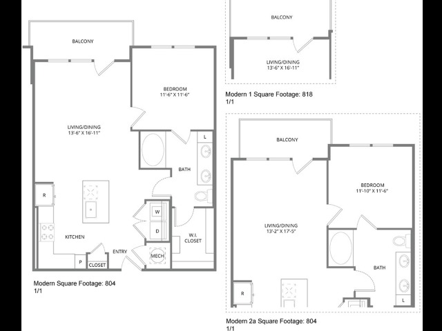 Floor plan layout diagram for Modern
