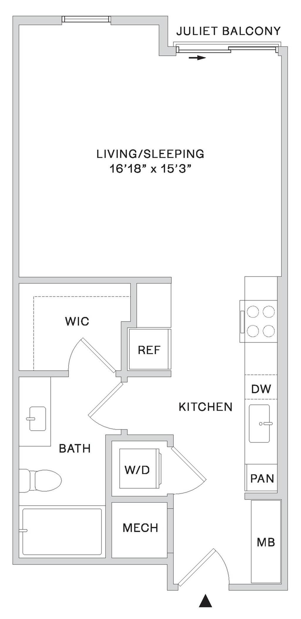 Floor plan layout diagram for S6