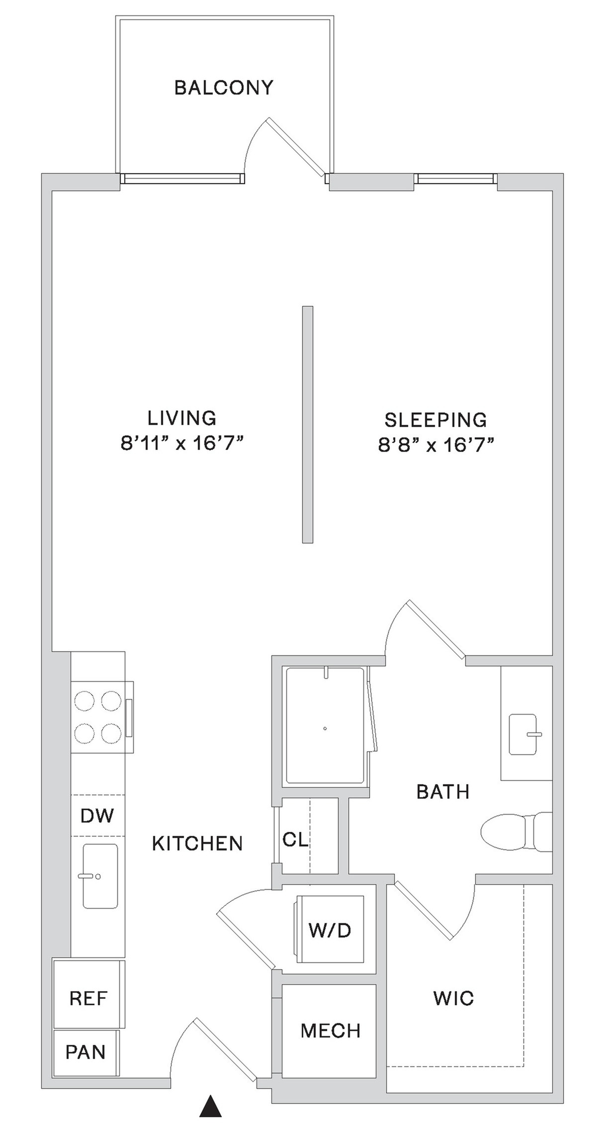Floor plan layout diagram for S7