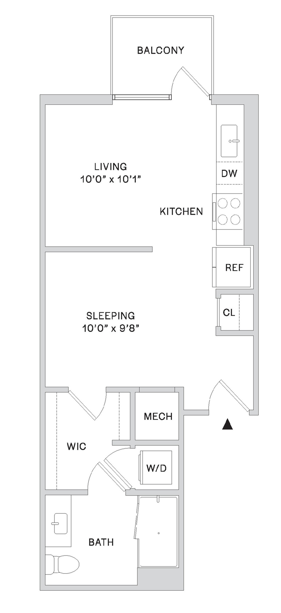 Floor plan layout diagram for S1
