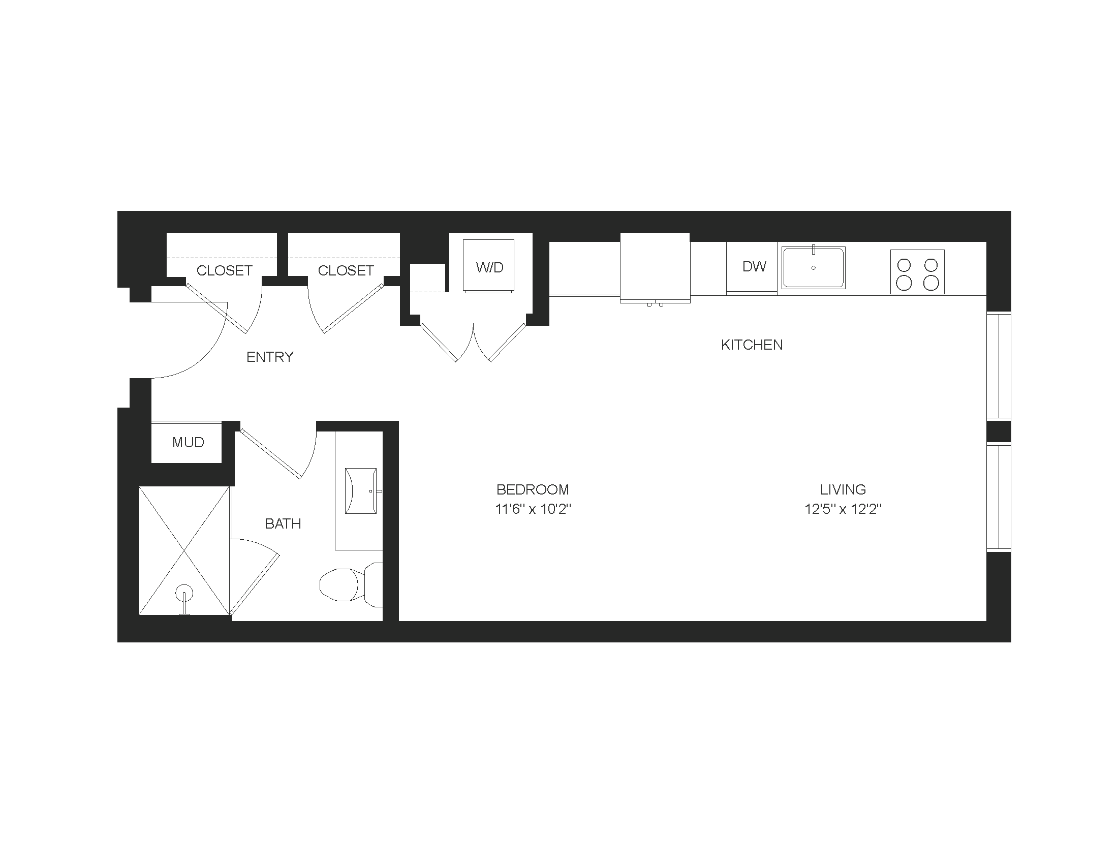 Floor plan layout diagram for S1