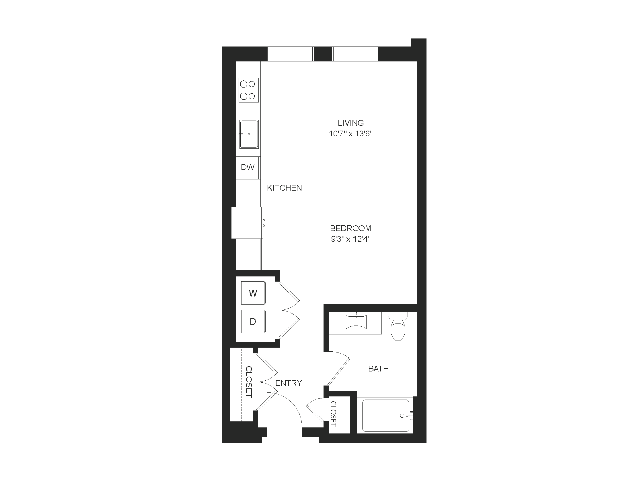 Floor plan layout diagram for S3A