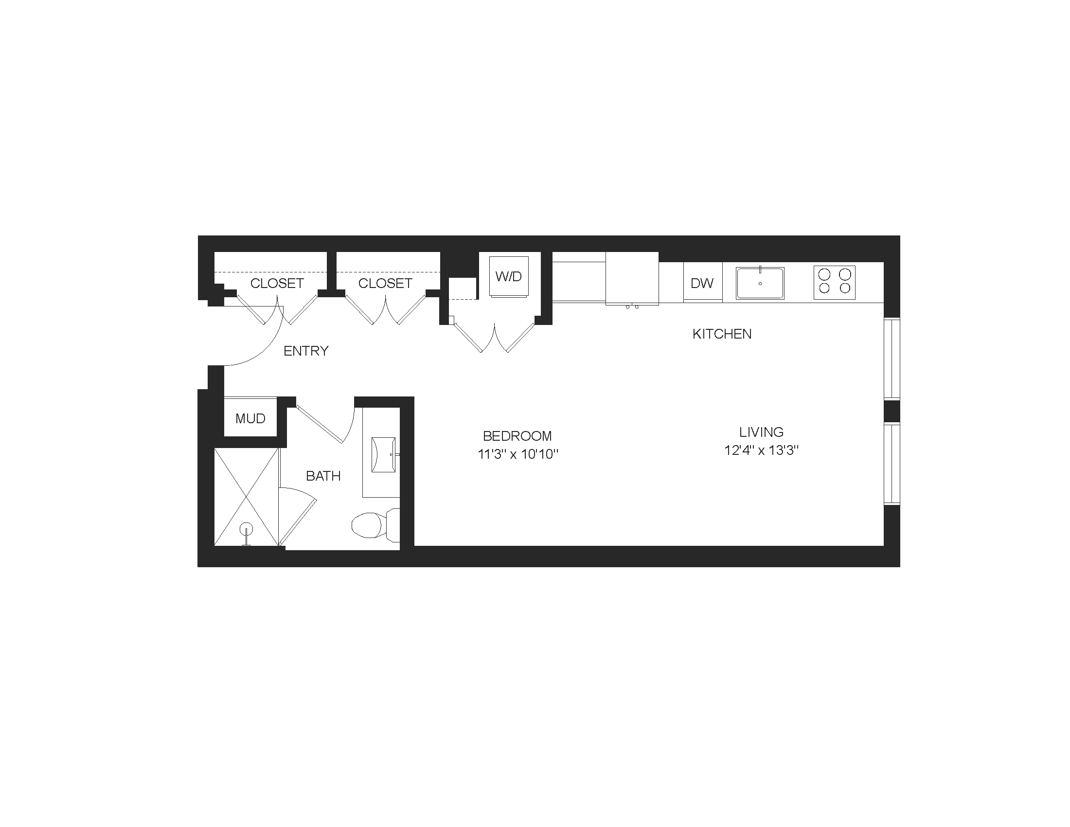 Floor plan layout diagram for S4.1