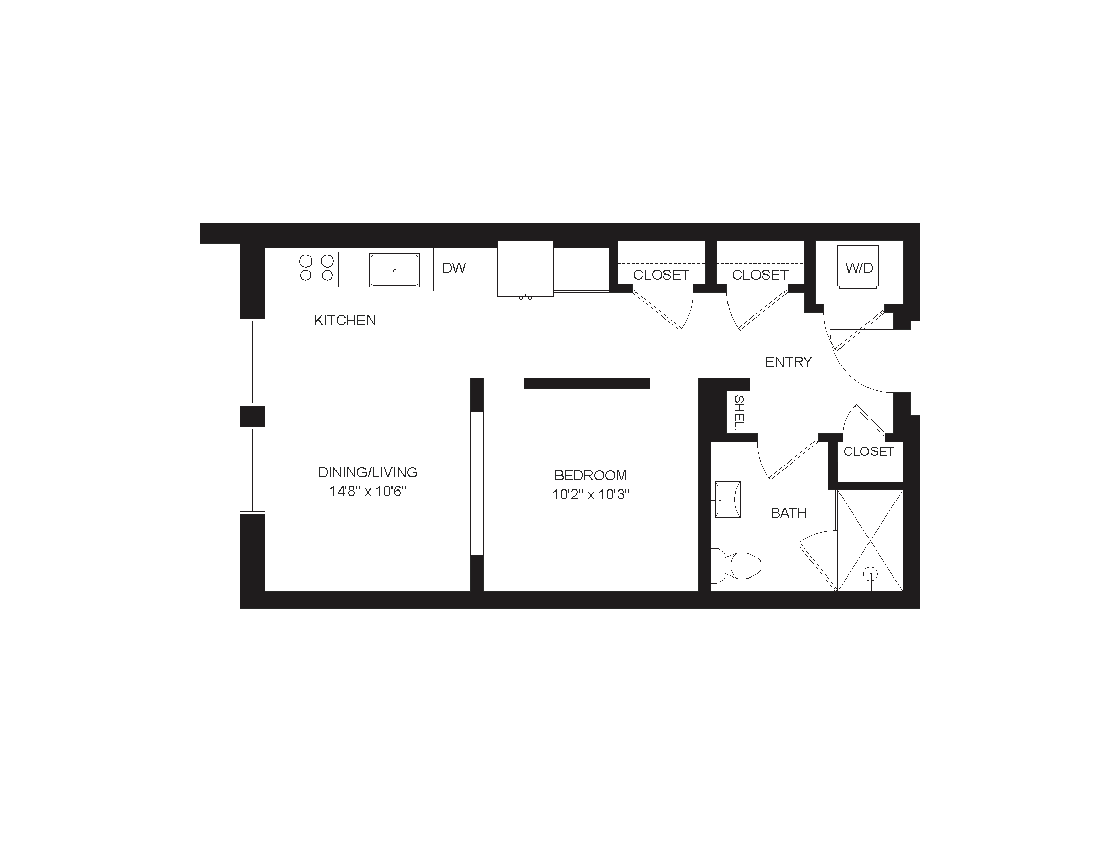 Floor plan layout diagram for S5