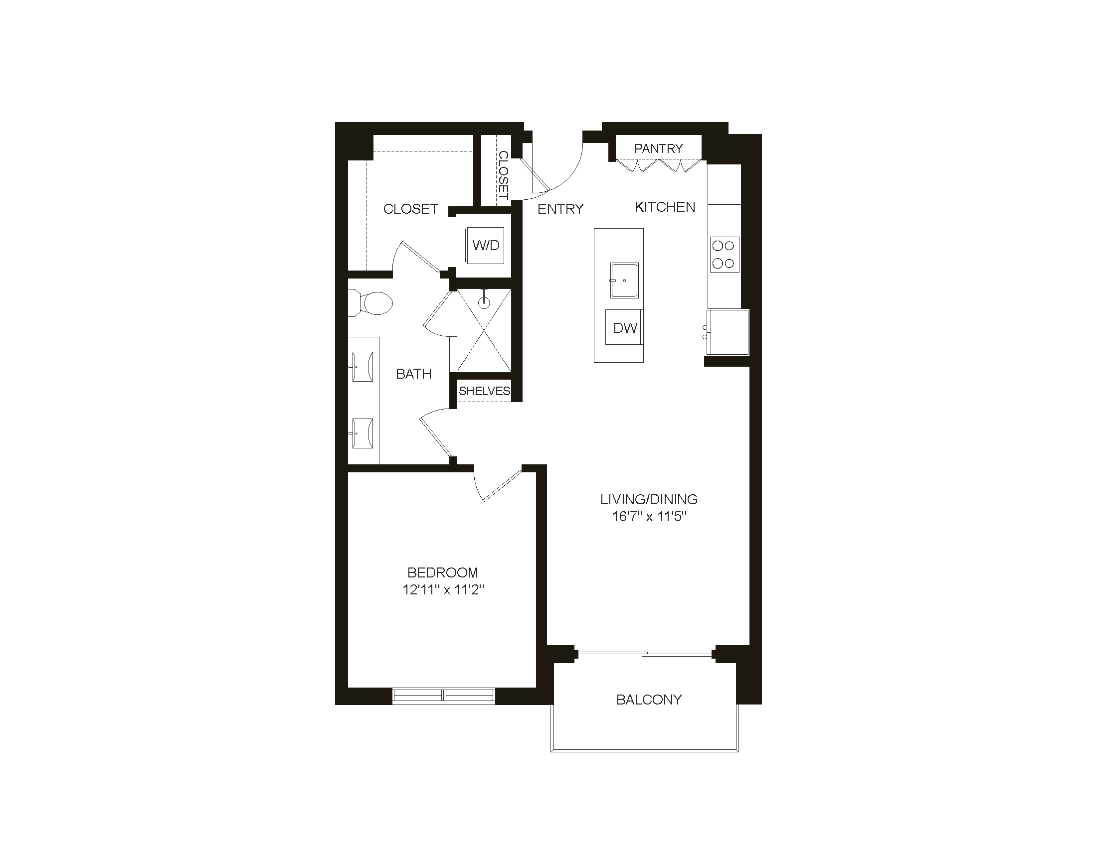 Floor plan layout diagram for A10