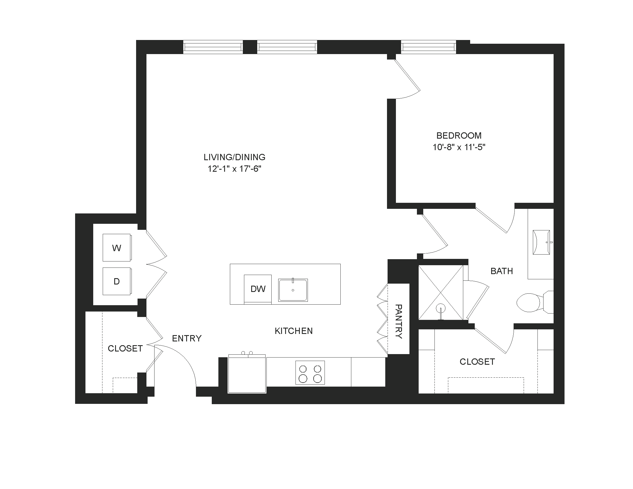 Floor plan layout diagram for A15