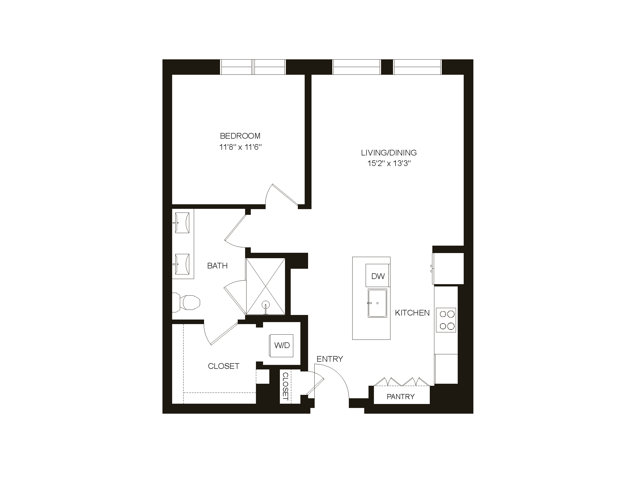 Floor plan layout diagram for A7