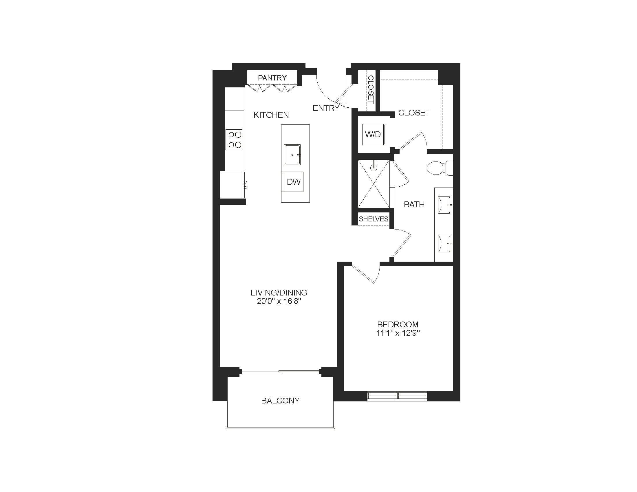 Floor plan layout diagram for A9