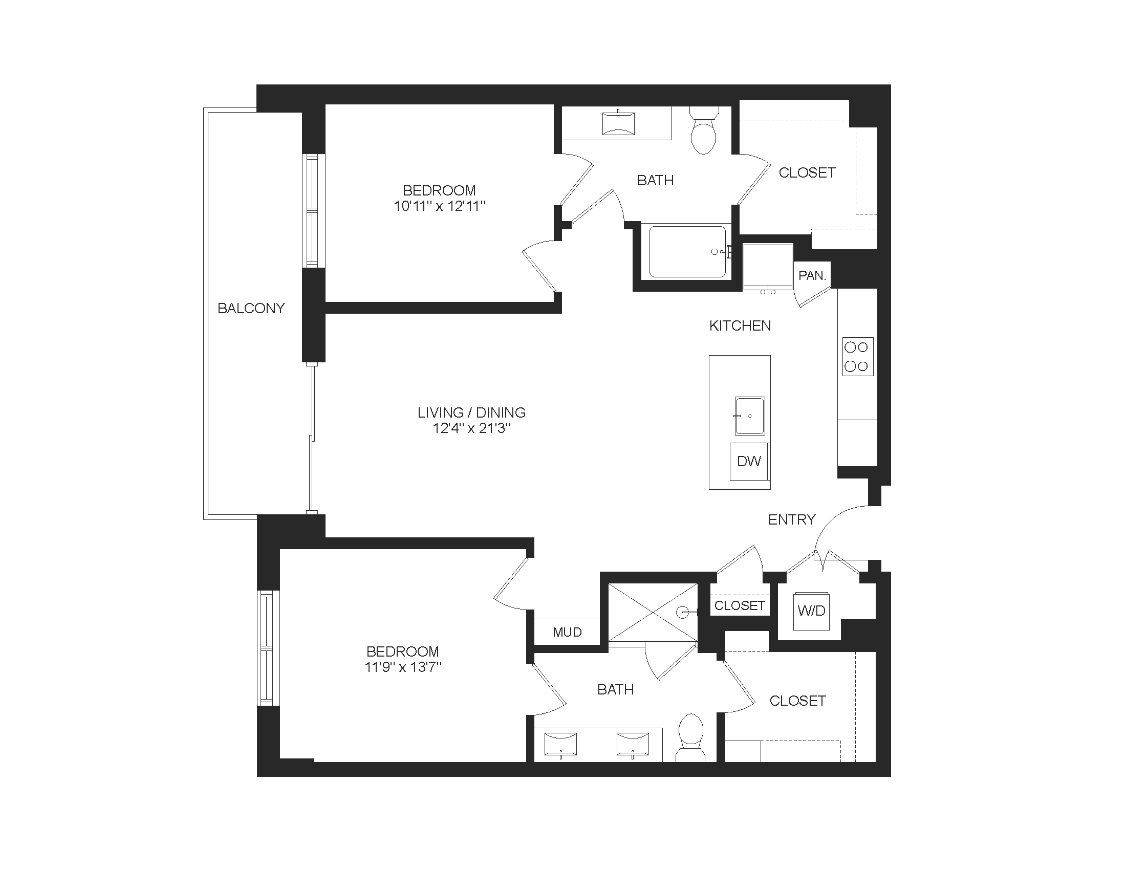 Floor plan layout diagram for B5