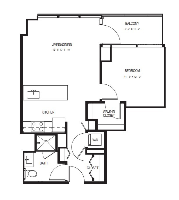 Floor plan layout diagram for A-03.1