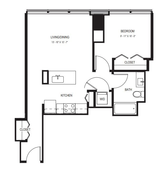 Floor plan layout diagram for A-12
