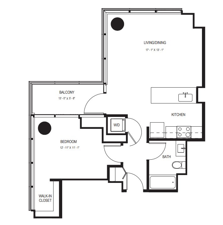 Floor plan layout diagram for A-11