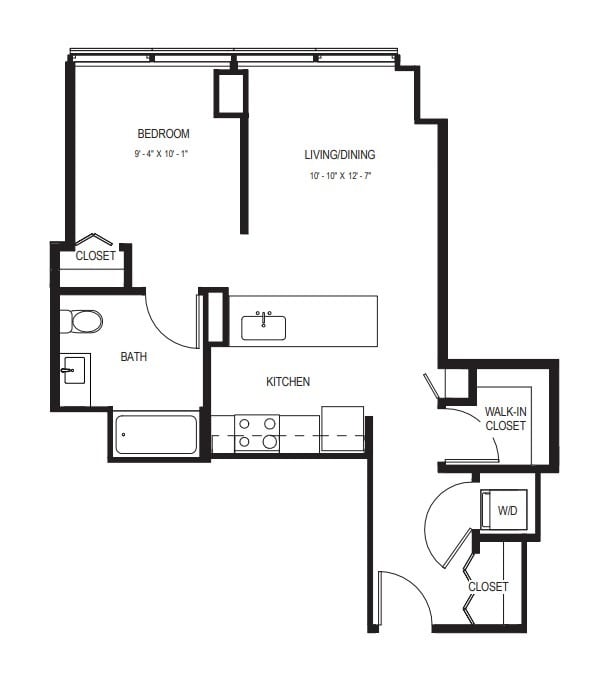 Floor plan layout diagram for Conv-01.1