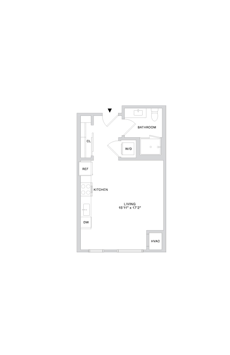 Floor plan layout diagram for S1.1 (0x1)
