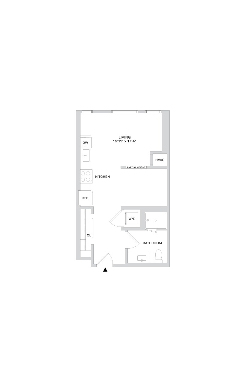 Floor plan layout diagram for S2.1 (0x1)