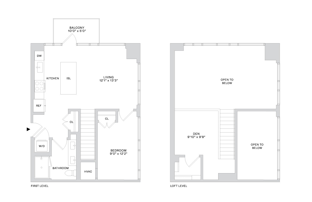 Floor plan layout diagram for B11 (1x1)