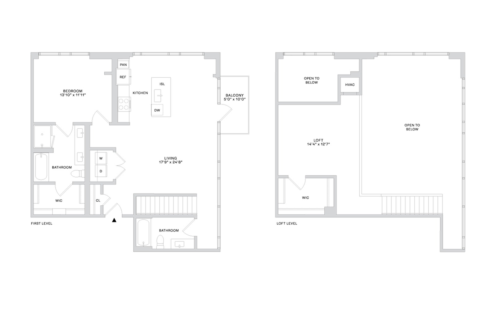 Floor plan layout diagram for C3 (2x2)