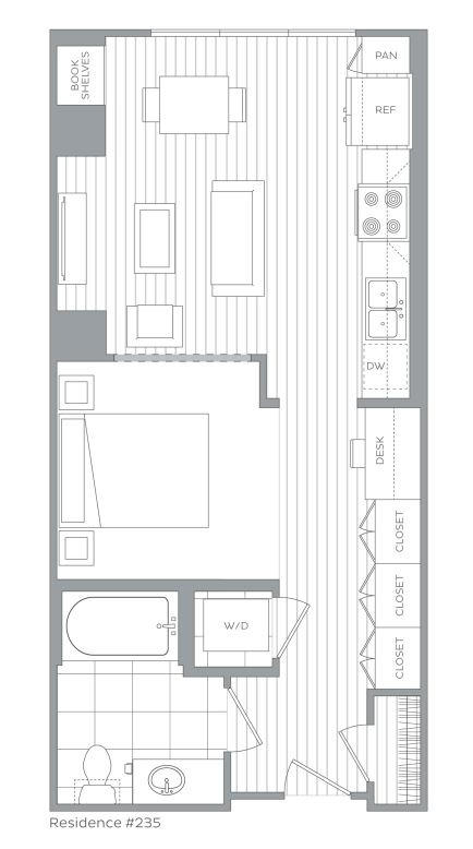 Floor plan layout diagram for A3