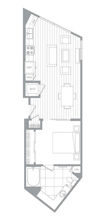 Floor plan layout diagram for A8