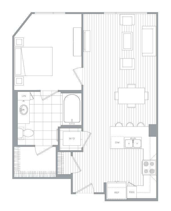 Floor plan layout diagram for A10