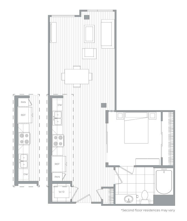 Floor plan layout diagram for A11