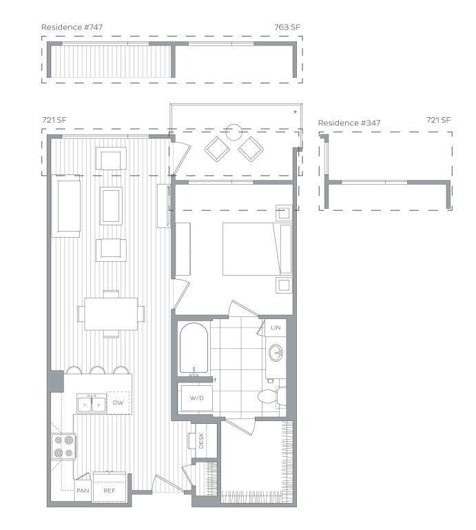 Floor plan layout diagram for A12