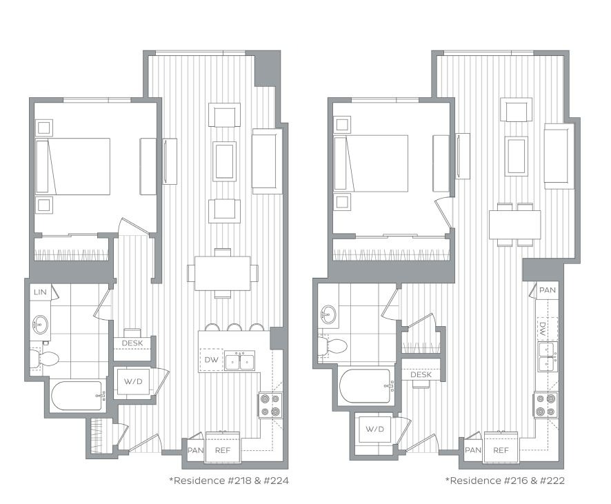 Floor plan layout diagram for A19