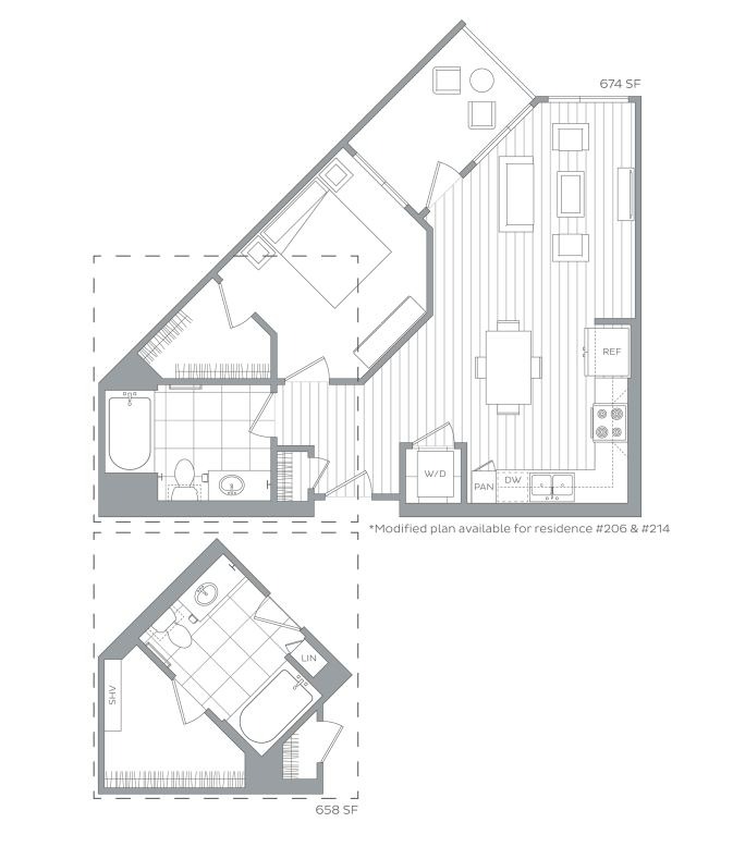 Floor plan layout diagram for A7
