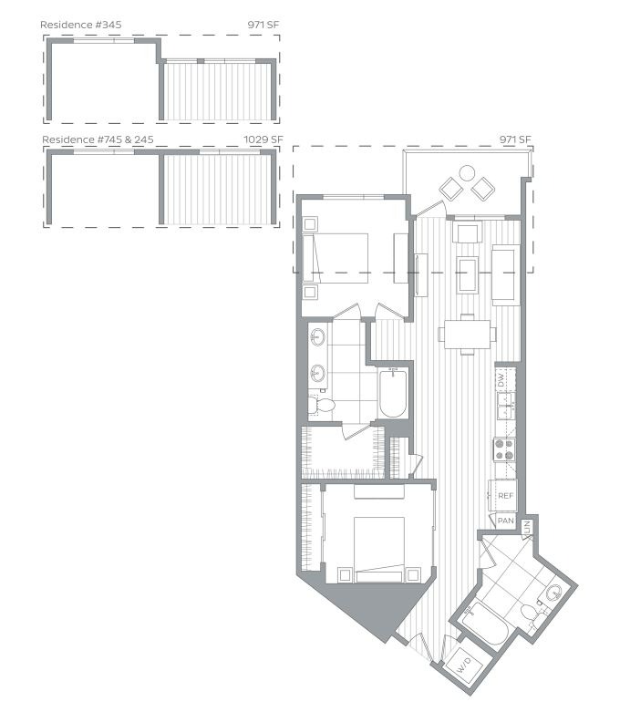 Floor plan layout diagram for B1