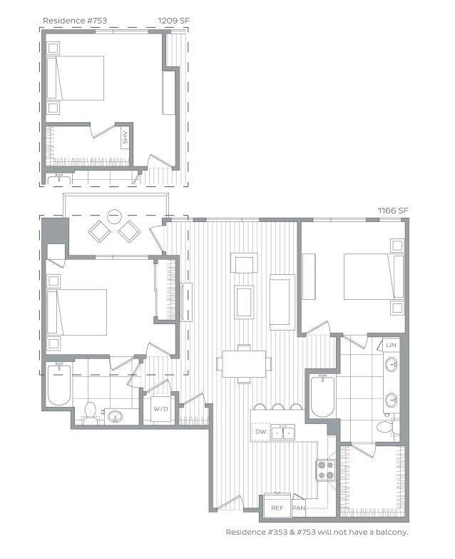 Floor plan layout diagram for B8