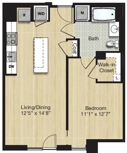 Apartment 613 floorplan