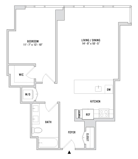 Floor plan layout diagram for A24