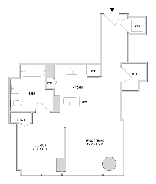 Floor plan layout diagram for Conv-08
