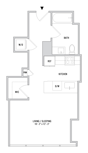 Floor plan layout diagram for Stu-06