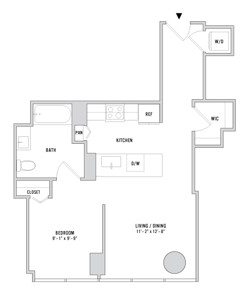 Floor plan layout diagram for Conv-07