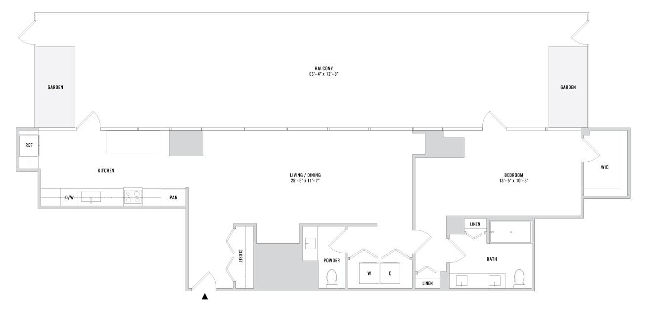 Floor plan layout diagram for A-01.1