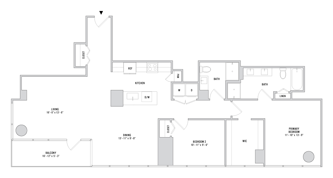 Floor plan layout diagram for B-04.1