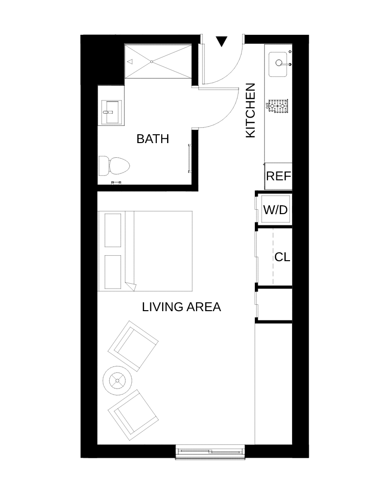 Floor plan layout diagram for S01